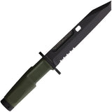 Extrema Ratio Fulcrum Combat Knife OD Green N690 Tanto Partially Serrated for Tactical Professionals by Extrema Ratio