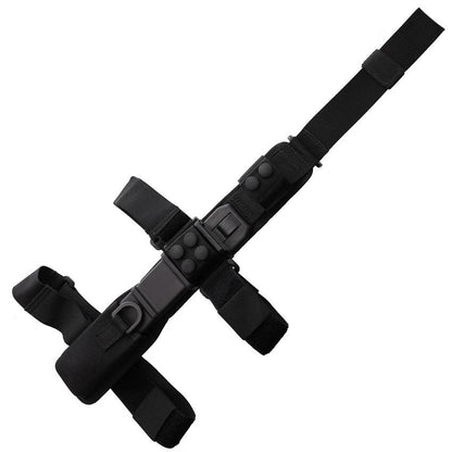 Extrema Ratio Fulcrum Combat Knife Black 7.13in N690 Tactical Tanto With Forprene Handle And MOLLE Sheath by Extrema Ratio