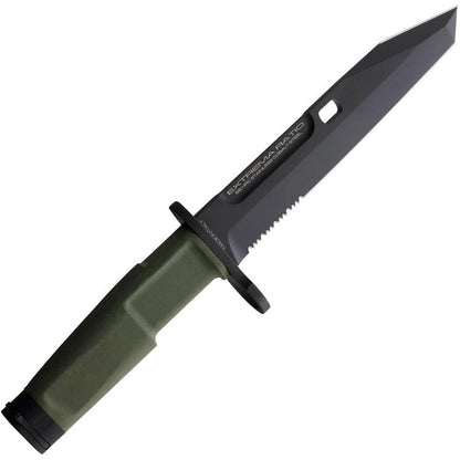 Extrema Ratio Fulcrum Elite Combat Knife OD Green Forprene Handle N690 Blade With MOLLE Sheath For Tactical Pros by Extrema Ratio