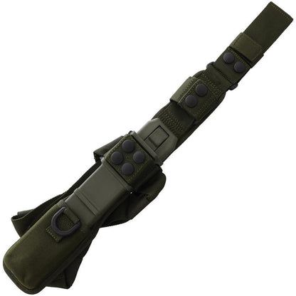 Extrema Ratio Fulcrum Elite Combat Knife OD Green Forprene Handle N690 Blade With MOLLE Sheath For Tactical Pros by Extrema Ratio