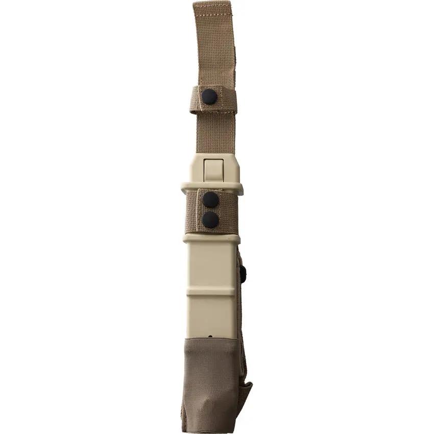 Extrema Ratio Fulcrum Combat Desert Knife N690 7.13Inch Satin Blade Partially Serrated Forprene DesertTan Tactical by Extrema Ratio