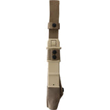 Extrema Ratio Fulcrum Desert Combat Knife Satin Partially Serrated N690 Tanto Forprene Tan Handle MOLLE Sheath Tactical by Extrema Ratio