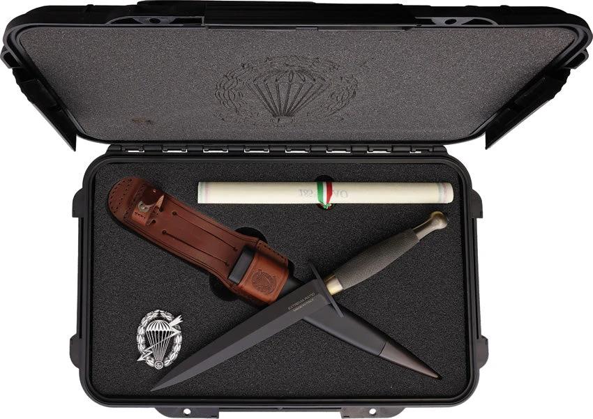 Extrema Ratio Herring Fixed Blade Knife SixPointFiveInches N690 Dagger With Brass Handle Premium Collectors Edition by Extrema Ratio