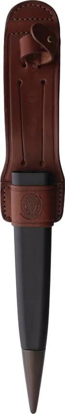 Extrema Ratio Herring Fixed Blade Dagger 6.5 Inch N690 Blade Brass Handle Leather Sheath Case For Tactical Enthusiasts by Extrema Ratio