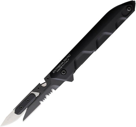 Extrema Ratio Ferrum Rescue Linerlock Black 04.1000.0365/BLK/BLK by Extrema Ratio