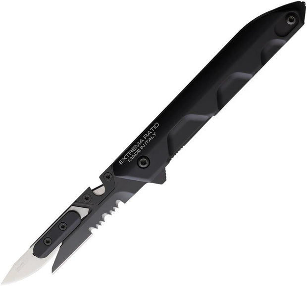 Extrema Ratio Ferrum Rescue Linerlock Black 04.1000.0365/BLK/BLK by Extrema Ratio