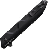 Extrema Ratio Ferrum Rescue Linerlock Knife Pro Grade Triple Blade Glass Breaker Black Aluminum N690 Rescue Pros by Extrema Ratio