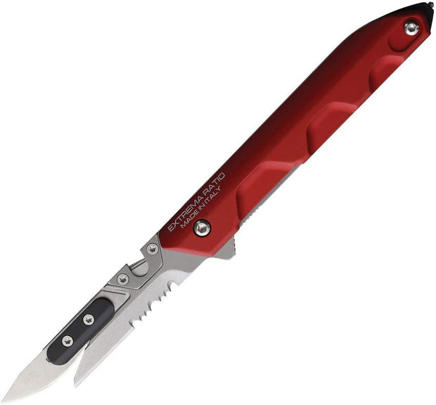 Extrema Ratio Ferrum Rescue Linerlock Red Pro Grade Folding Knife For Emergency Responders by Extrema Ratio