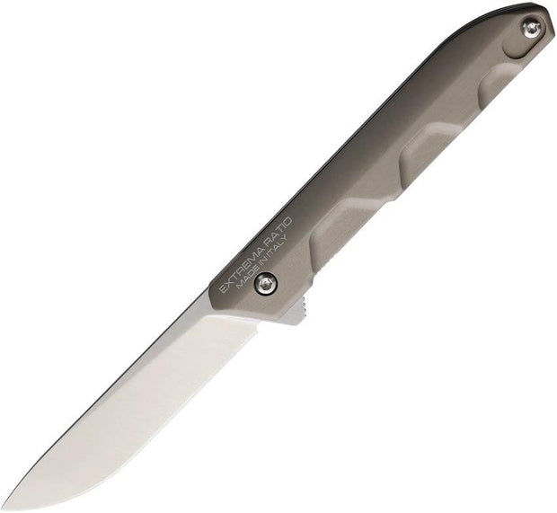Extrema Ratio Ferrum E Tactical Mud Knife With Extended Tang And Bohler N690 Satin Drop Point Blade Tactical Operators by Extrema Ratio