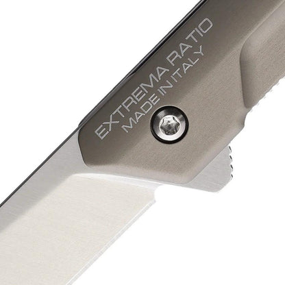 Extrema Ratio Ferrum E Tactical Mud Knife With Extended Tang And Bohler N690 Satin Drop Point Blade Tactical Operators by Extrema Ratio