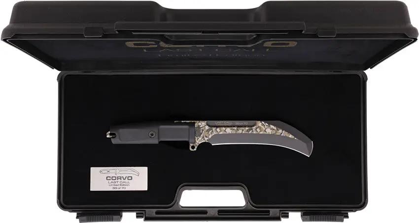 Extrema Ratio Corvo Last Call Knife 12.13in N690 Blade Full Tang Glass Breaker Forprene Desert Handle For Tactical Pros by Extrema Ratio