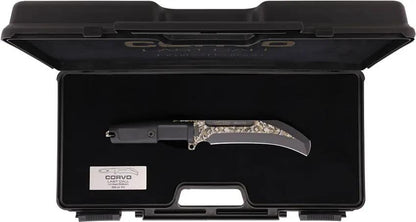 Extrema Ratio Corvo Last Call Knife 12.13in N690 Blade Full Tang Glass Breaker Forprene Desert Handle For Tactical Pros by Extrema Ratio