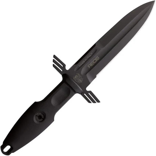 Extrema Ratio Ermes Operativo Tactical Knife Black N690 5.5in Blade Full Tang MOLLE Sheath For Professionals by Extrema Ratio