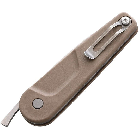 Extrema Ratio BDO R Linerlock Desert Knife N690 Blade with Desert Tan Nylon Handle and Extended Tang for Tactical EDC by Extrema Ratio