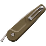 Extrema Ratio BDO R Linerlock Knife With N690 Blade Hybrid Extended Tang Coyote Sage Nylon Handle For Tactical EDC by Extrema Ratio