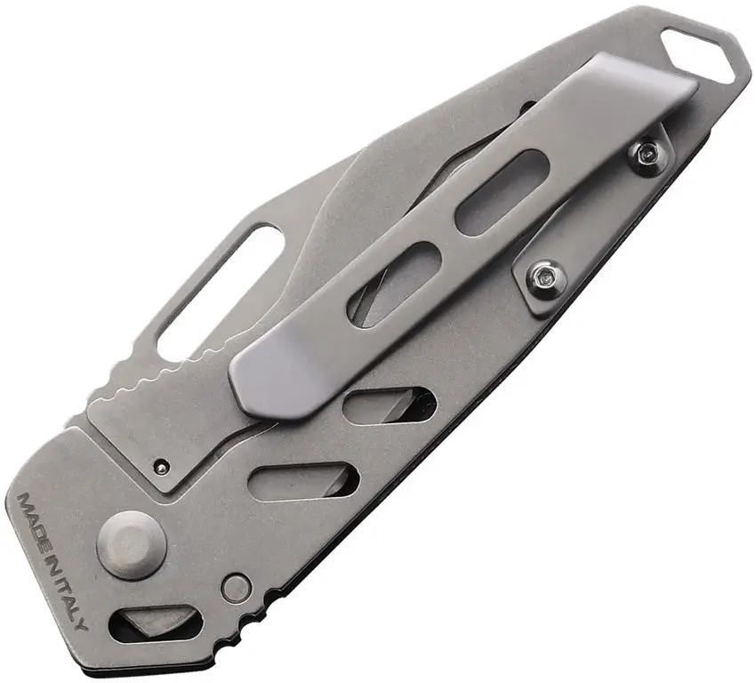 Extrema Ratio ANT Framelock Knife Black Aluminum Handle Premium M390 Stonewashed 2in Blade For EDC Enthusiasts by Extrema Ratio