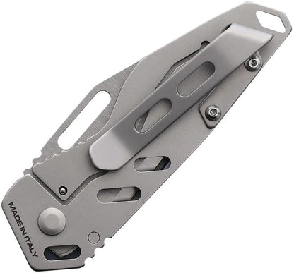 Extrema Ratio X Ant Tactical Knife Limited Edition Titanium Blue Handle Sintered Carbide Blade for Collectors 100 Pieces by Extrema Ratio