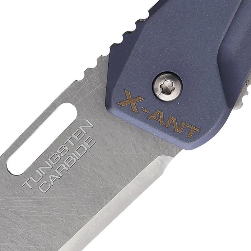 Extrema Ratio X Ant Tactical Knife Limited Edition Titanium Blue Handle Sintered Carbide Blade for Collectors 100 Pieces by Extrema Ratio