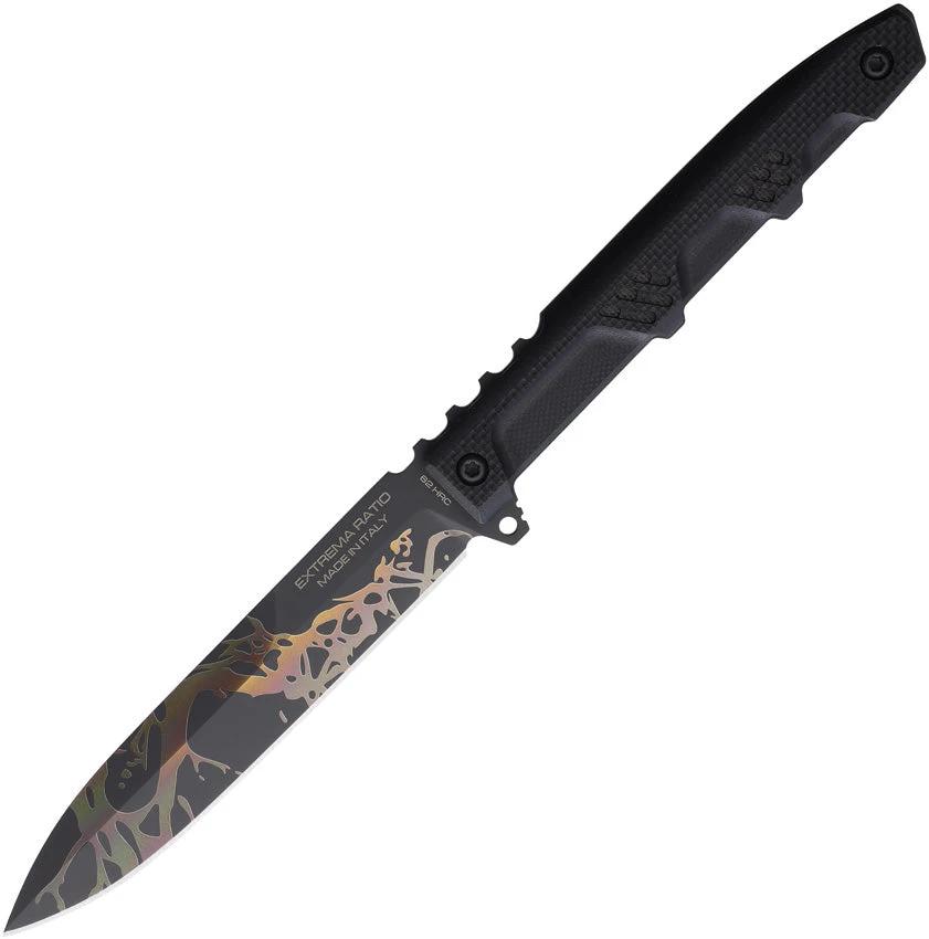 Extrema Ratio Requiem EVO Fixed Blade Knife Black MagnaCut 4.5in Blade Full Tang Limited Edition 250 Dual Sheaths Collectors by Extrema Ratio