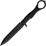 Extrema Ratio Misericordia Fixed Blade Knife N690 Spear Point 9.13in Overall Full Tang Glass Breaker Black FRN Tactical by Extrema Ratio