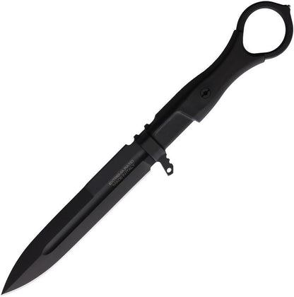 Extrema Ratio Misericordia Fixed Blade Knife N690 Spear Point 9.13in Overall Full Tang Glass Breaker Black FRN Tactical by Extrema Ratio