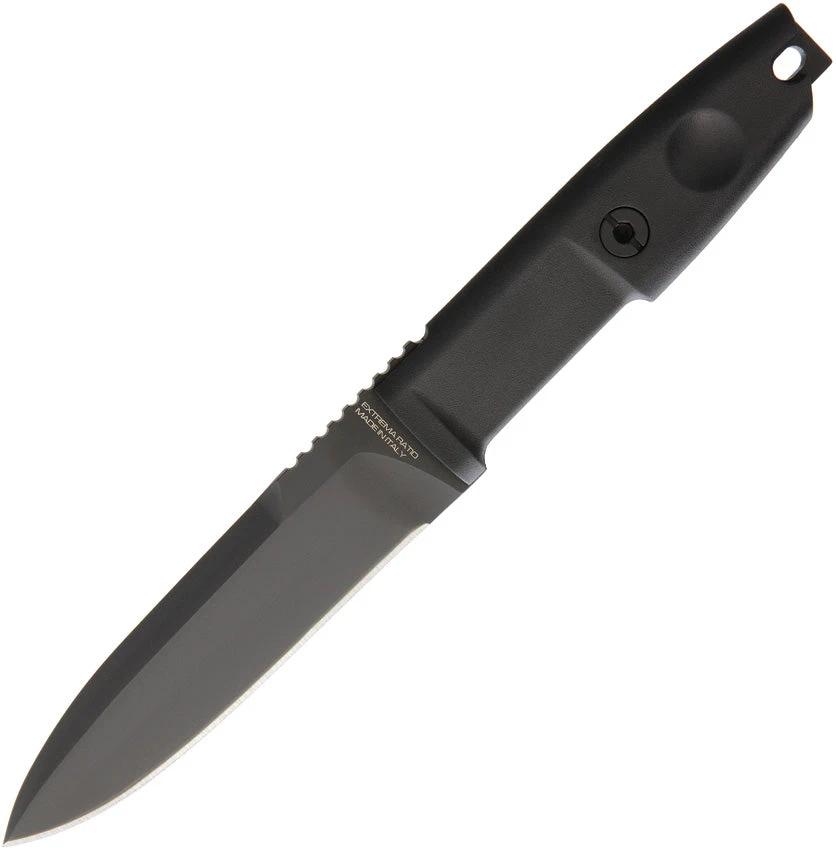 Extrema Ratio Scout 2 Black Tactical Knife 9.25in Overall N690 Spear Point Blade Full Tang MOLLE Compatible Sheath by Extrema Ratio