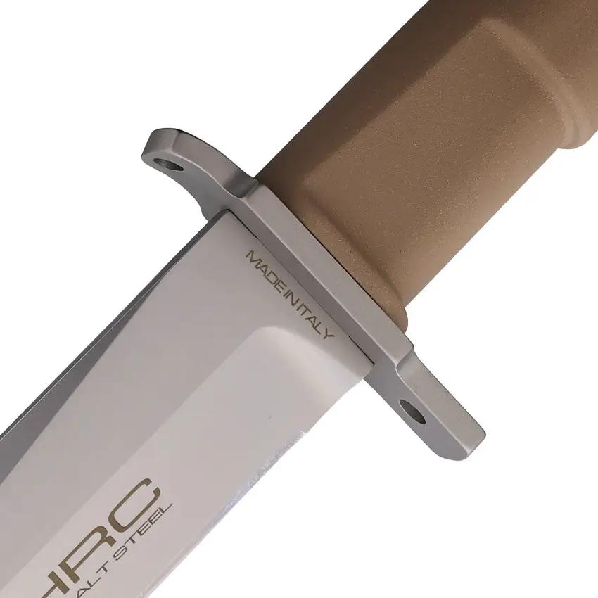 Extrema Ratio AMF Desert Knife With 8 Inch Bohler N690 Blade Desert Tan Forprene Handle MOLLE Sheath Elite Tactical Pros by Extrema Ratio