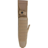 Extrema Ratio AMF Desert 0485SDW Fixed Blade Knife For Outdoorsmen Rugged 8 Inch N690 Drop Point Desert Tan Forprene by Extrema Ratio