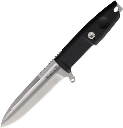 Extrema Ratio Defender 2 Stonewash Fixed Blade Knife N690 4.63 Inch Spear Point Forprene Handle MOLLE Sheath Tactical by Extrema Ratio