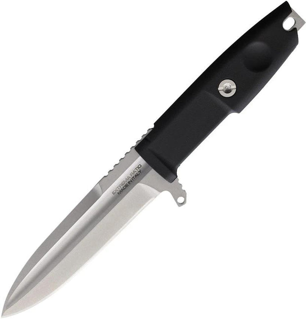 Extrema Ratio Defender 2 Stonewash Fixed Blade Knife N690 4.63 Inch Spear Point Forprene Handle MOLLE Sheath Tactical by Extrema Ratio