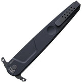 Extrema Ratio BF4 Lucky Linerlock Knife N690 Partially Serrated MilSpec Coated Black Handle For EDC Enthusiasts by Extrema Ratio
