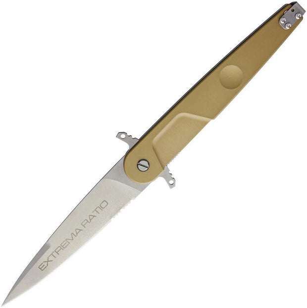 Extrema Ratio BF4 Lucky Linerlock Desert Folding Knife for EDC Enthusiasts With N690 Blade by Extrema Ratio