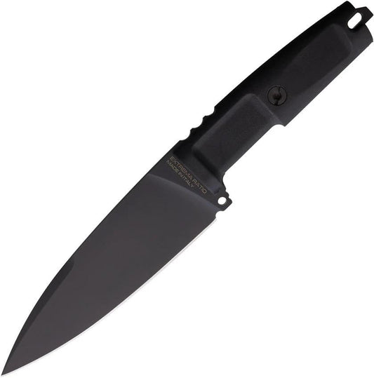 Extrema Ratio Shrapnel One Tactical Knife Black N690 Blade With Full Tang MOLLE Sheath For Professionals by Extrema Ratio