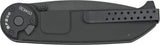 Extrema Ratio BF2 Classic 5in Liner Lock Knife N690 Drop Point Blade Thumb Studs Black Aluminum Handle Clip For EDC by Extrema Ratio