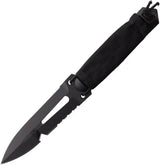 Extrema Ratio Ultramarine 0320 BLK Tactical Knife N690 Blade Partially Serrated For Tactical Pros Skull Crusher Pommel by Extrema Ratio