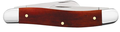Case Embellished Smooth Chestnut Bone Medium Stockman – 3-Blade Knife in Gift Tin