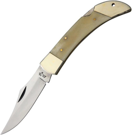 Frost Cutlery Lockback Hunter Smooth Bone 14-127SB by Frost Cutlery