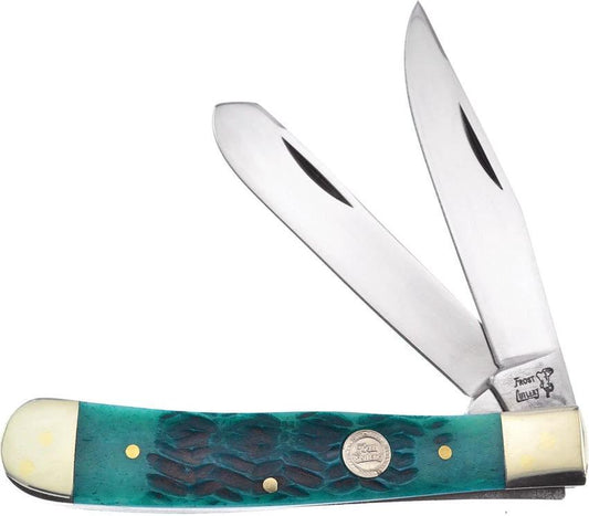 Frost Cutlery Big Game Trapper Jade Green 14-312JGJ by Frost Cutlery