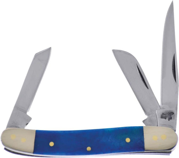 Frost Cutlery Range Rider Cancun Blue 3 1/4" 14-910CBS by Frost Cutlery