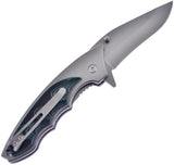 Frost Cutlery Tac Folder Blk Micarta 5"" 15-284B by Frost Cutlery