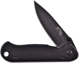 Frost Cutlery Pocket Bandit Linerlock Black Knife - 3.5 Inch Closed, 2.38 Inch Black Stainless Blade by Frost Cutlery