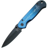 Frost Cutlery Masonic Bandit Linerlock Blue 16818MAS by Frost Cutlery