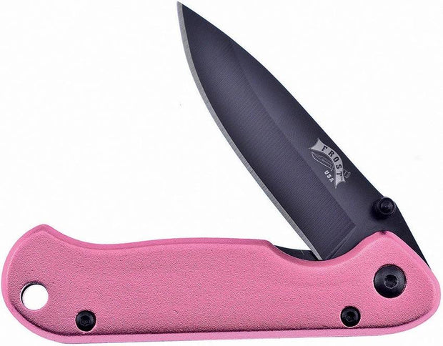 Frost Cutlery Pocket Bandit Linerlock Pink 16-818PK by Frost Cutlery