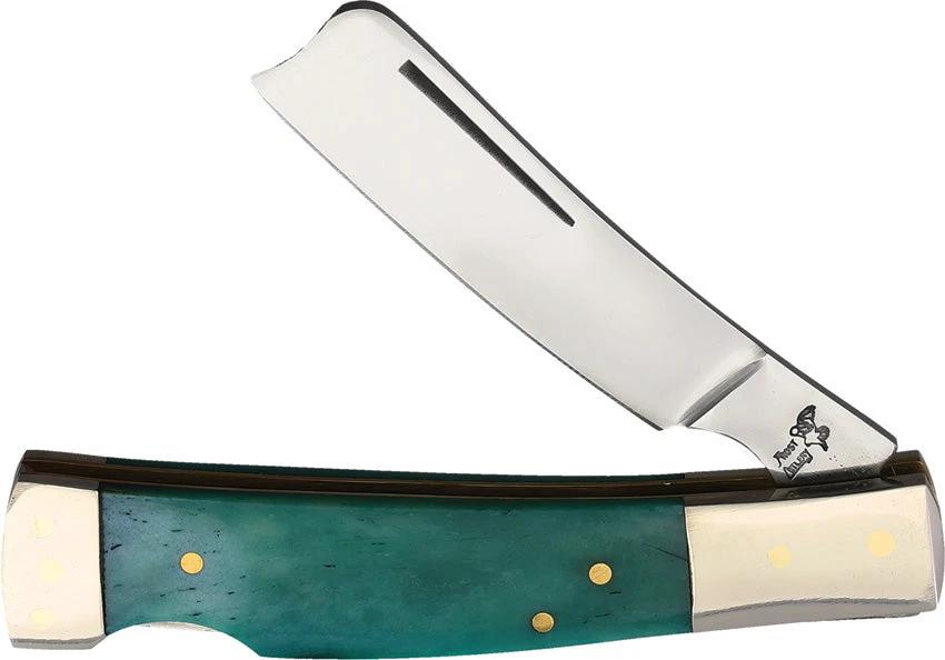 Frost Cutlery Razor Lockback Green 17-150GSB by Frost Cutlery