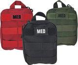 Elite First Aid Recon IFAK Level 1 Kit OD - MOLLE Compatible Velcro Panel And Complete Trauma Gear by Elite First Aid
