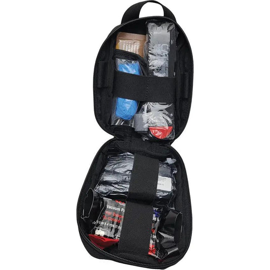 Elite First Aid Recon IFAK Level 2 Black - Comprehensive Tactical Medical Kit With CAT Tourniquet by Elite First Aid