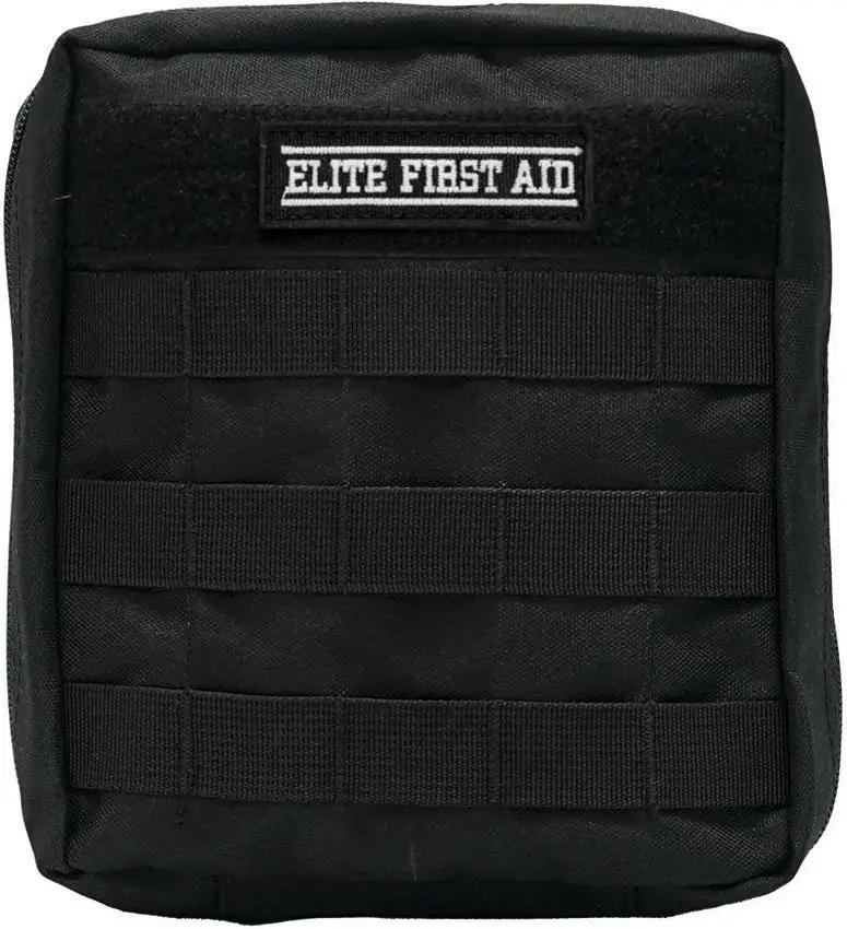 Elite First Aid GP IFAK Black - Compact Tactical First Aid Kit For Field Readiness by Elite First Aid