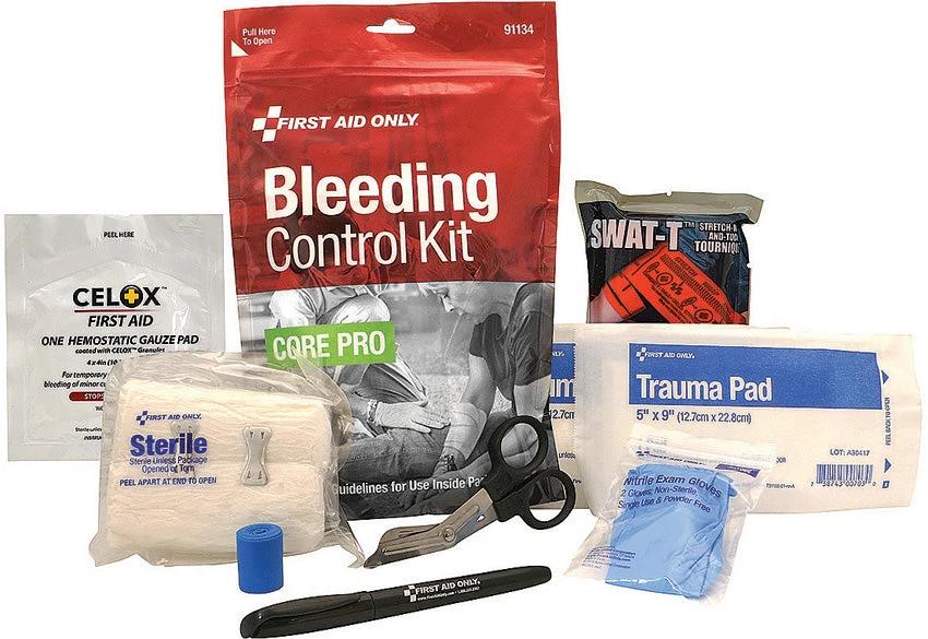 First Aid Only Core Pro Bleeding Control Kit FAO-91134 by First Aid Only