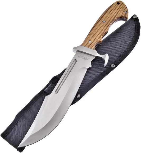 Frost Cutlery Bowie Walnut with Sheath BKH-013WW by Frost Cutlery