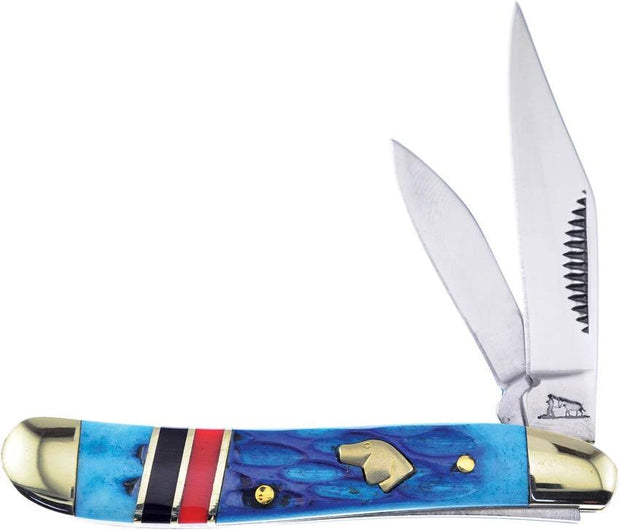 Frost Cutlery Peanut Blue Jig BKH-107BL/RB by Frost Cutlery
